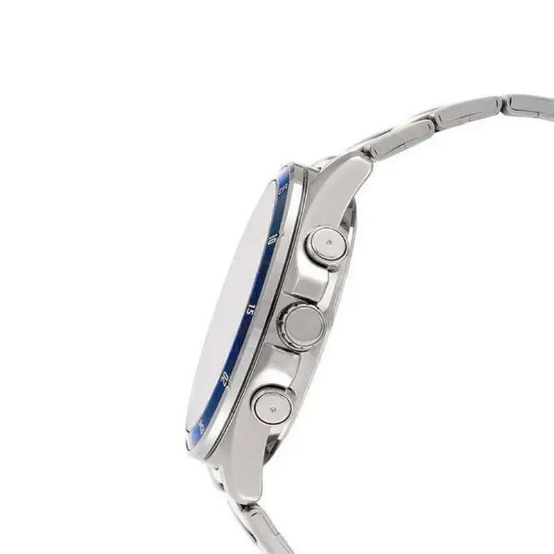 Casio Japan Quartz Enticer White Dial Men's Watch- MTP-1374D-7A2